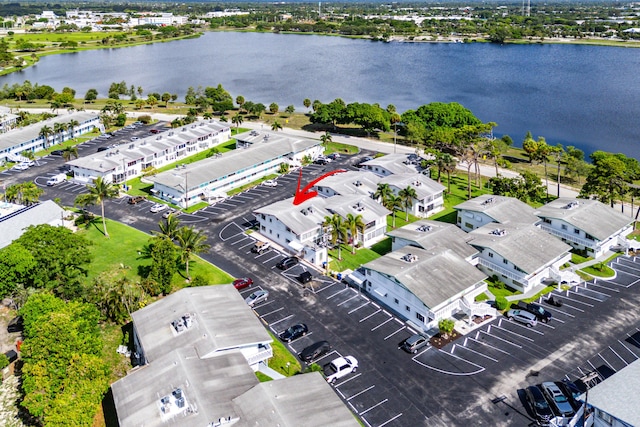 2020 Lake Osborne Dr Unit 10, Lake Worth, FL 33461 - drone / aerial view of a nearby body of water