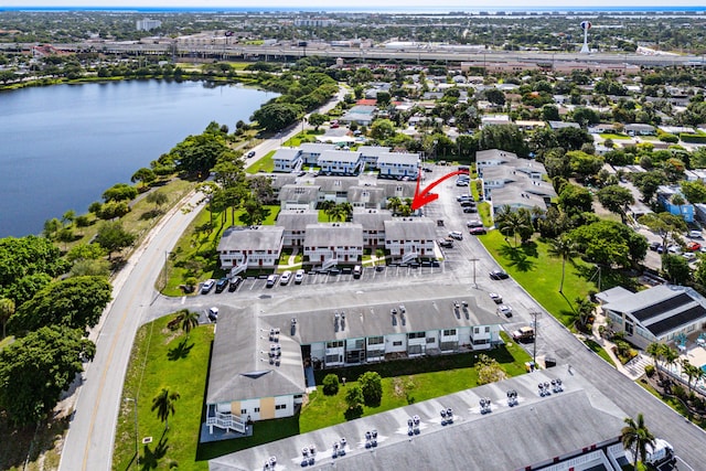 2020 Lake Osborne Dr Unit 10, Lake Worth, FL 33461 - drone / aerial view of a nearby body of water