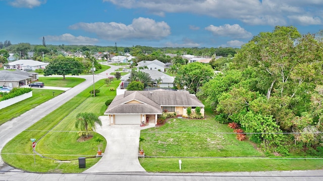 515 SE Nome Dr, Port Saint Lucie, FL 34984 - aerial perspective of suburban area