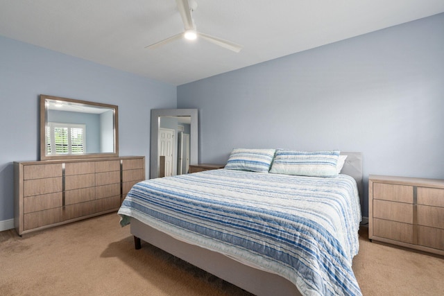 260 SE Via Visconti, Port Saint Lucie, FL 34952 - bedroom featuring carpet and a ceiling fan