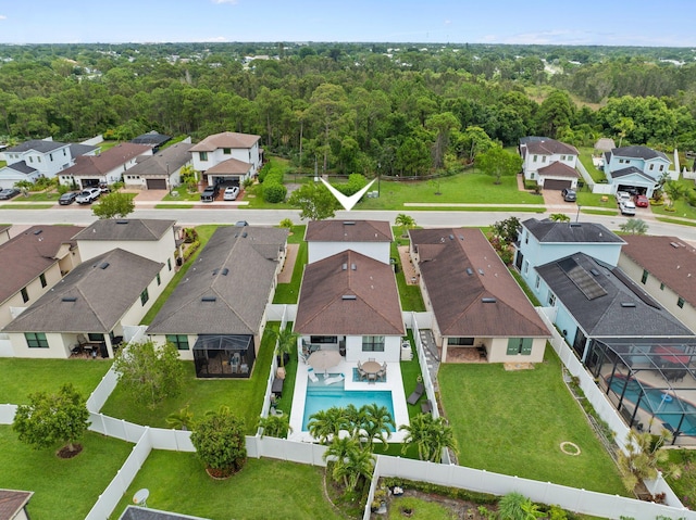260 SE Via Visconti, Port Saint Lucie, FL 34952 - aerial view of residential area with a pool