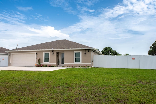 1122 SW California Blvd SW, Port Saint Lucie, FL 34953 - ranch-style home with an attached garage, stucco siding, and driveway