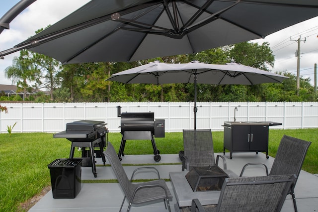1122 SW California Blvd SW, Port Saint Lucie, FL 34953 - view of patio