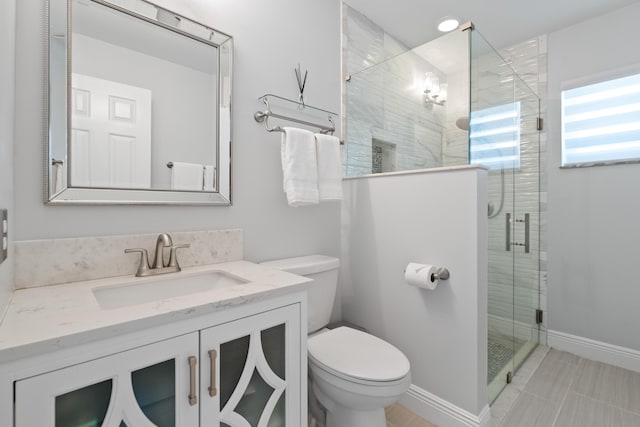 4902 SW Bimini Cir N, Palm City, FL 34990 - full bathroom featuring vanity and a shower stall