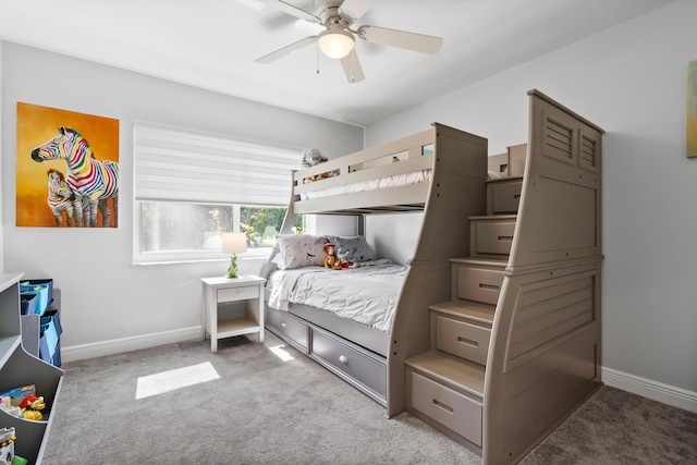 4902 SW Bimini Cir N, Palm City, FL 34990 - bedroom featuring carpet and a ceiling fan