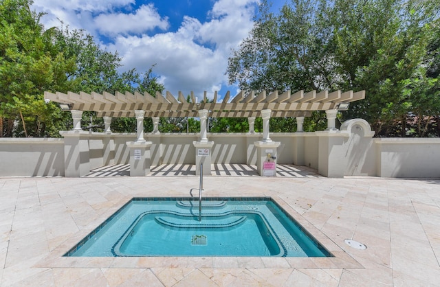 3583 Collonade Dr, Wellington, FL 33449 - view of pool featuring a pergola, a swimming pool, and a patio area