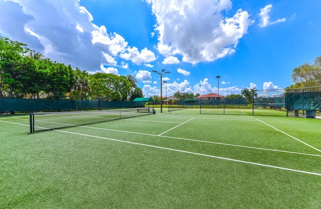3583 Collonade Dr, Wellington, FL 33449 - view of tennis court