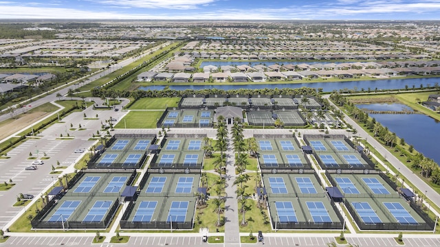 13439 SW River Rock Rd, Port Saint Lucie, FL 34987 - aerial view of residential area featuring a large body of water