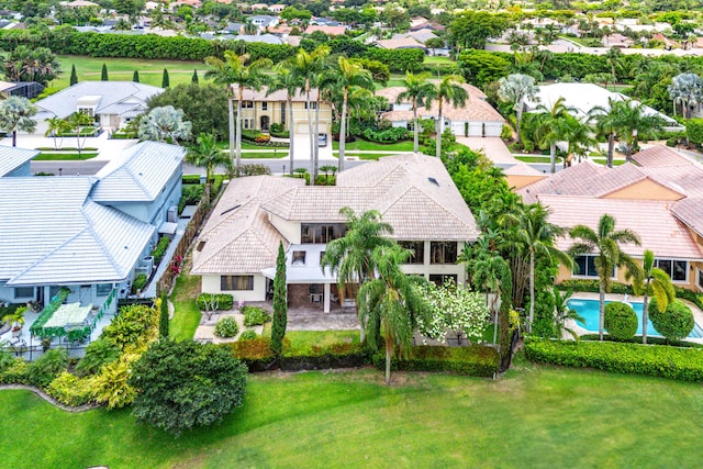 7339 Mandarin Dr, Boca Raton, FL 33433 - aerial perspective of suburban area featuring a pool