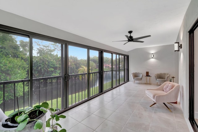 21695 Tall Palm Cir Unit 4B, Boca Raton, FL 33433 - sunroom / solarium featuring a water view