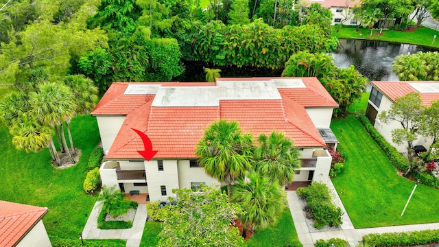 21695 Tall Palm Cir Unit 4B, Boca Raton, FL 33433 - view from above of property with a large body of water