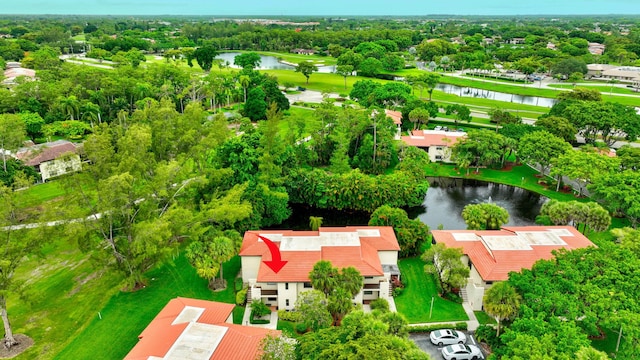 21695 Tall Palm Cir Unit 4B, Boca Raton, FL 33433 - aerial view of a large body of water and a tree filled landscape
