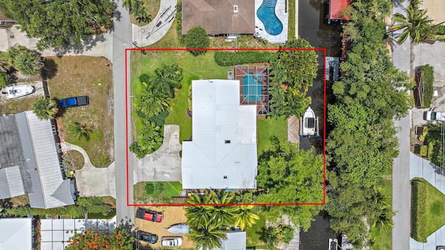 9494 SE Cove Point St, Jupiter, FL 33469 - aerial overview of property's location featuring property parcel outlined