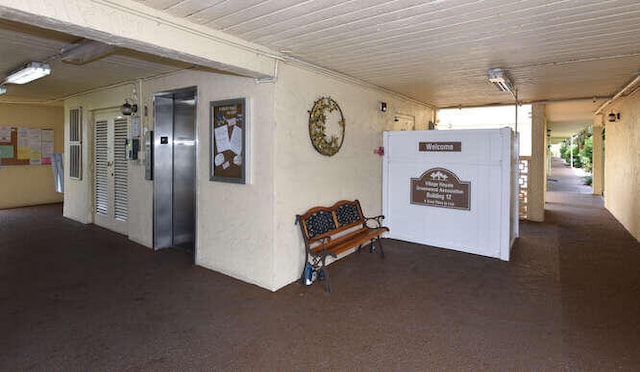 2615 NE 3rd Ct Unit 217, Boynton Beach, FL 33435 - hall featuring elevator
