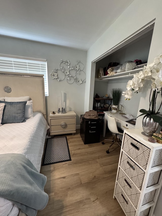203 S Windsor I Unit 203, West Palm Beach, FL 33417 - bedroom with wood finished floors and an office area