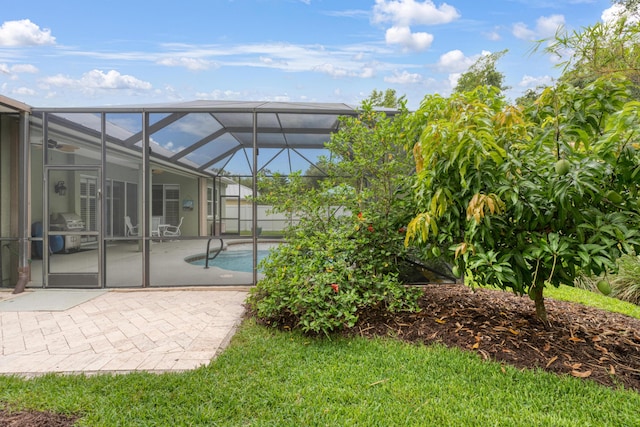 169 Stony Point Dr, Sebastian, FL 32958 - back of property featuring a patio area and a lanai