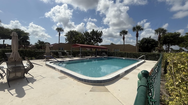 425 Lake Helen Dr, West Palm Beach, FL 33411 - community pool with a patio area