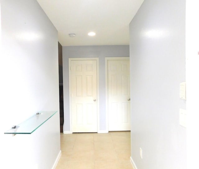 2470 NW 99th Way Unit 2470, Sunrise, FL 33322 - hall featuring light tile patterned flooring and recessed lighting