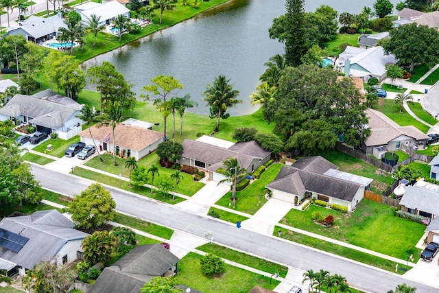 129 Parkwood Dr, Royal Palm Beach, FL 33411 - aerial view of residential area with a large body of water