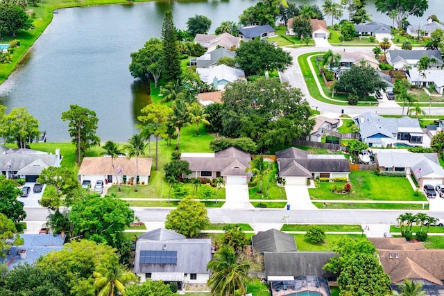129 Parkwood Dr, Royal Palm Beach, FL 33411 - aerial view of residential area featuring a large body of water
