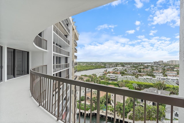 4740 S Ocean Blvd Unit 1403, Highland Beach, FL 33487 - balcony with a water view