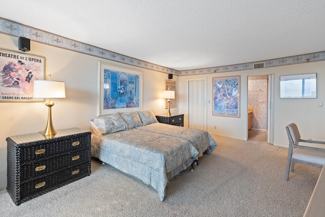 4740 S Ocean Blvd Unit 1403, Highland Beach, FL 33487 - bedroom featuring carpet floors and a textured ceiling