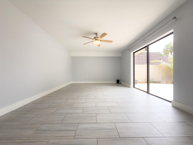 7724 77th Way, West Palm Beach, FL 33407 - empty room with ceiling fan and baseboards