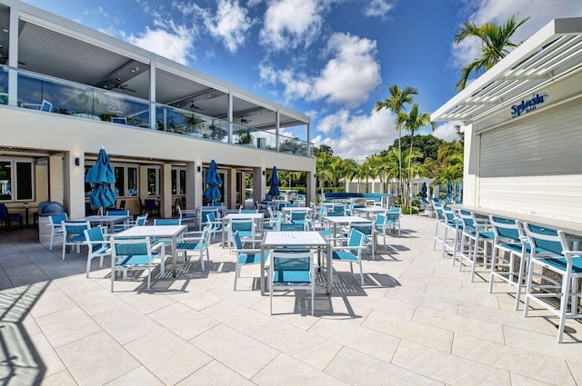 36 Stratford Ln Unit H, Boynton Beach, FL 33436 - view of patio / terrace