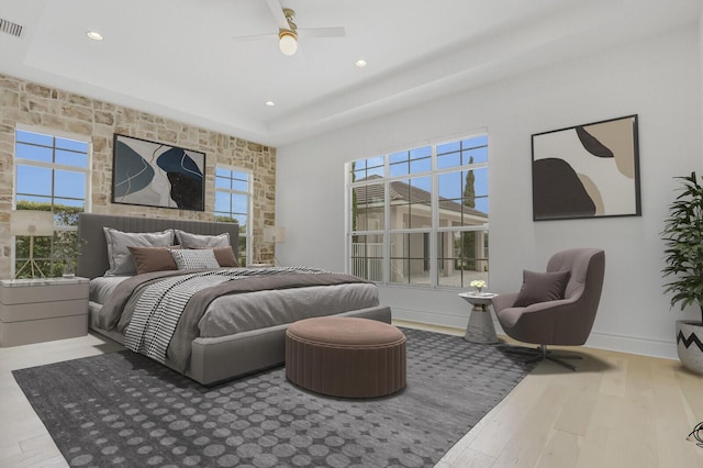 10032 Calabrese Trl, Jupiter, FL 33478 - bedroom featuring wood finished floors and recessed lighting