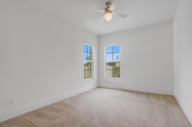 10032 Calabrese Trl, Jupiter, FL 33478 - empty room with light colored carpet and ceiling fan