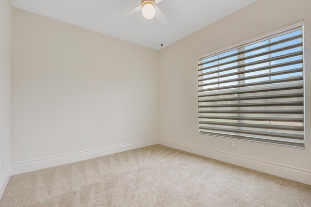 10032 Calabrese Trl, Jupiter, FL 33478 - carpeted empty room featuring baseboards and ceiling fan