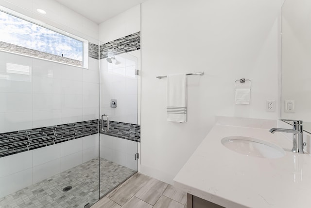11244 SW Lyra Dr, Port Saint Lucie, FL 34987 - bathroom with a stall shower and vanity