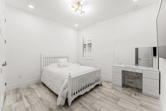 11244 SW Lyra Dr, Port Saint Lucie, FL 34987 - bedroom with baseboards and recessed lighting