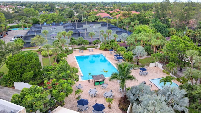 9278 Heathridge Dr, West Palm Beach, FL 33411 - aerial view of a pool