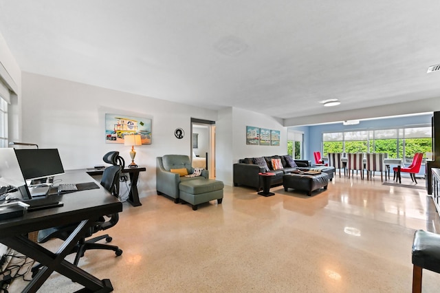 4311 NE 16th Ave, Oakland Park, FL 33334 - office area featuring speckled floor