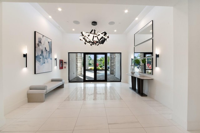 14517 Three Ponds Trl, Delray Beach, FL 33446 - community lobby featuring recessed lighting and a towering ceiling