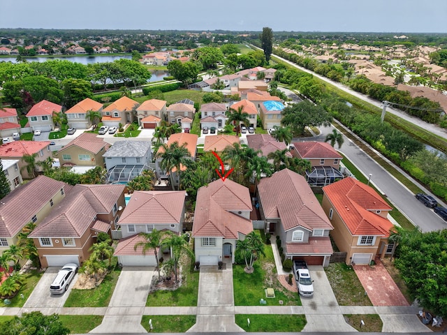 7989 Lakewood Cove Ct, Lake Worth, FL 33467 - aerial view of residential area with a nearby body of water