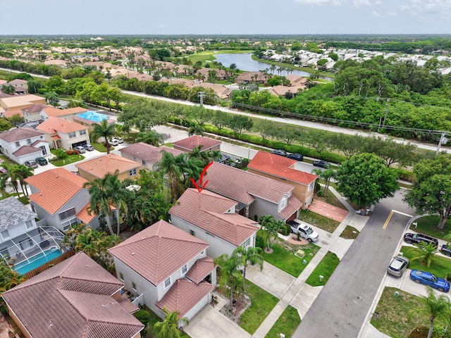 7989 Lakewood Cove Ct, Lake Worth, FL 33467 - aerial view of residential area with a large body of water