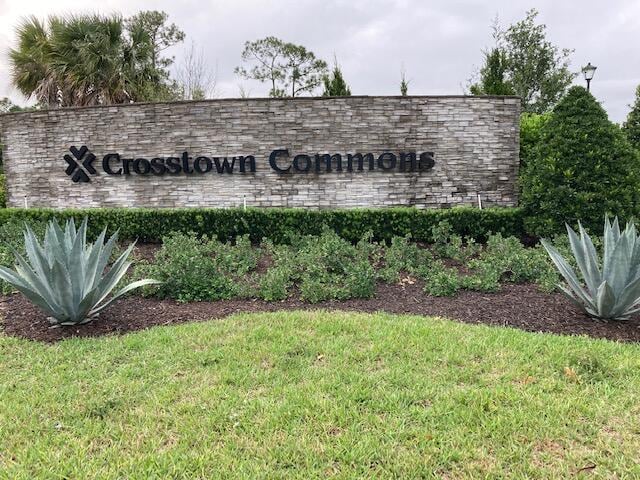 10789 SW Cremona Way, Port Saint Lucie, FL 34987 - community / neighborhood sign featuring a yard