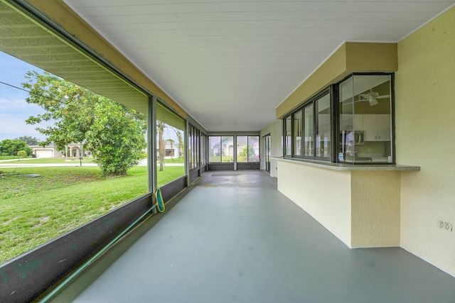 654 SW Kayak Ave, Port Saint Lucie, FL 34953 - view of unfurnished sunroom