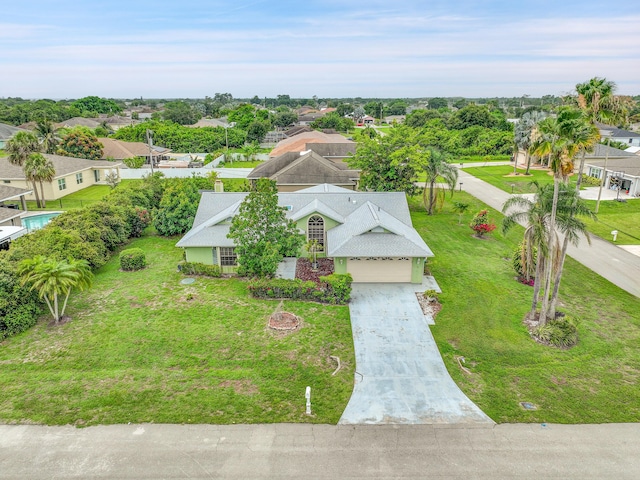 654 SW Kayak Ave, Port Saint Lucie, FL 34953 - aerial perspective of suburban area