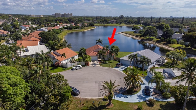 4290 Camrose Ln, West Palm Beach, FL 33417 - aerial perspective of suburban area featuring a nearby body of water and a tree filled landscape