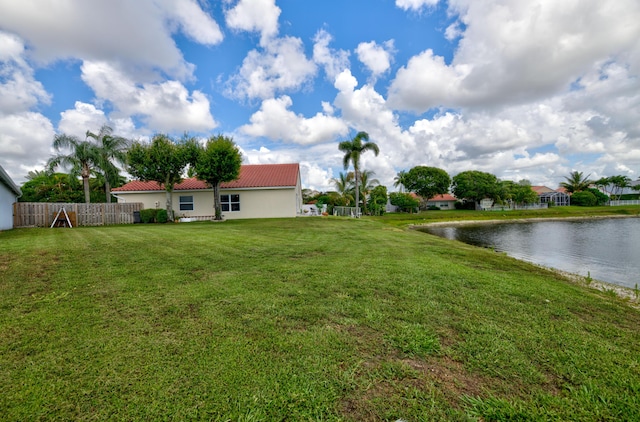 4290 Camrose Ln, West Palm Beach, FL 33417 - view of yard with a water view