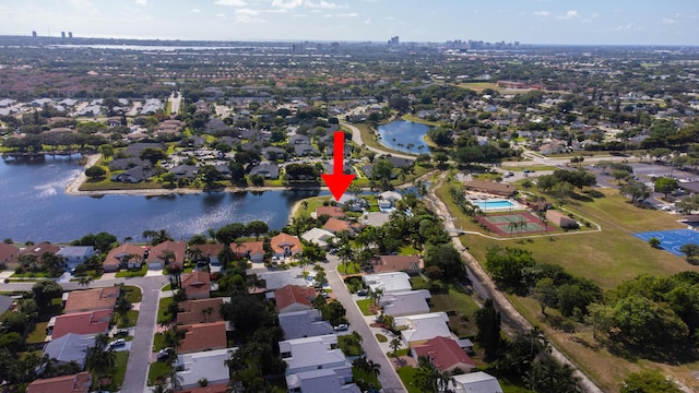 4290 Camrose Ln, West Palm Beach, FL 33417 - aerial overview of property's location featuring a large body of water and nearby suburban area