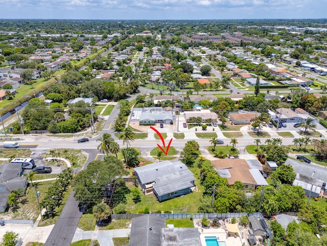 2476 S Florida Mango Rd, West Palm Beach, FL 33406 - aerial view of property's location with nearby suburban area