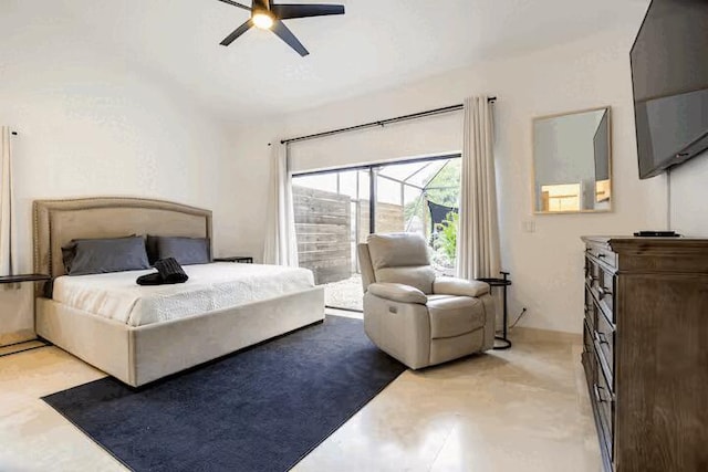 9823 NE Sun Pointe Dr, Boynton Beach, FL 33437 - bedroom with a ceiling fan