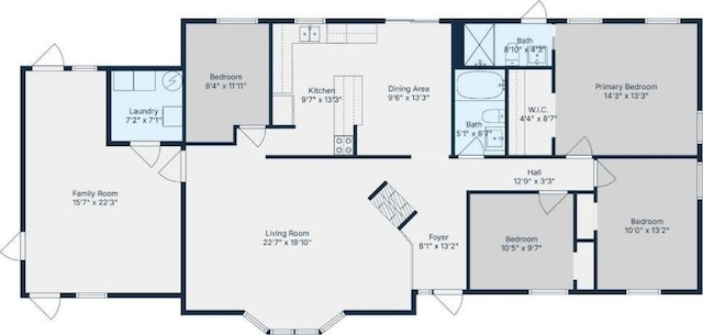 13655 N 68th St N, West Palm Beach, FL 33412 - view of home floor plan