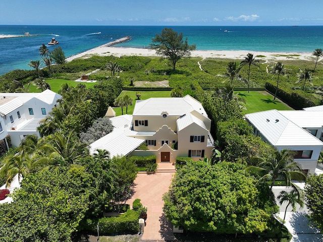 143 E Inlet Dr, Palm Beach, FL 33480 - aerial view of property and surrounding area with expansive coastline