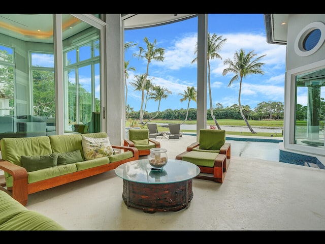 12990 Marsh Lndg, Palm Beach Gardens, FL 33418 - living room with plenty of natural light