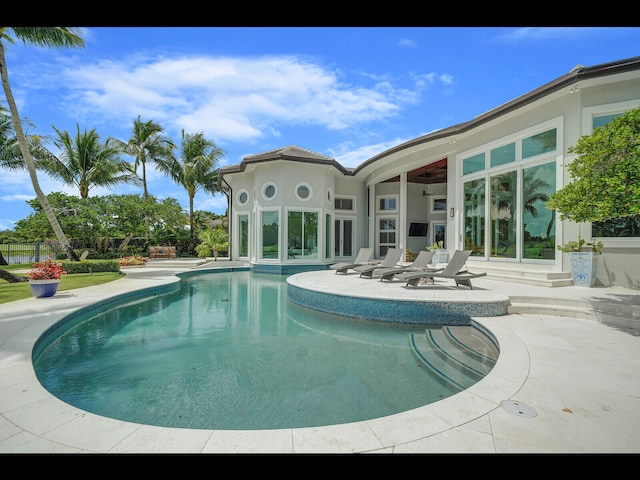 12990 Marsh Lndg, Palm Beach Gardens, FL 33418 - outdoor pool featuring a patio area